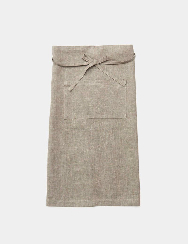 Garçon Apron: Natural with Stamp