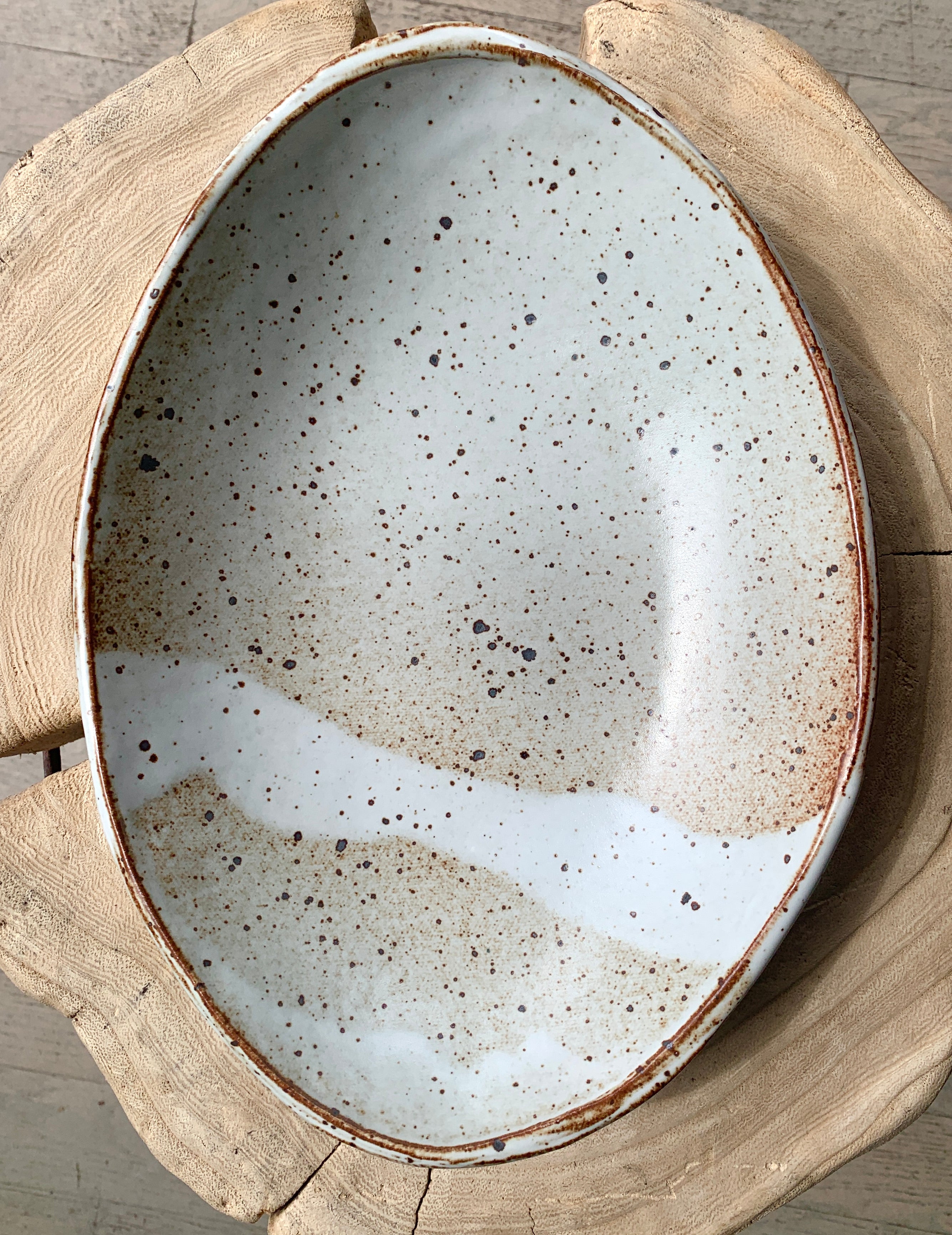 Colleen Hennesey Oval Serving Bowl