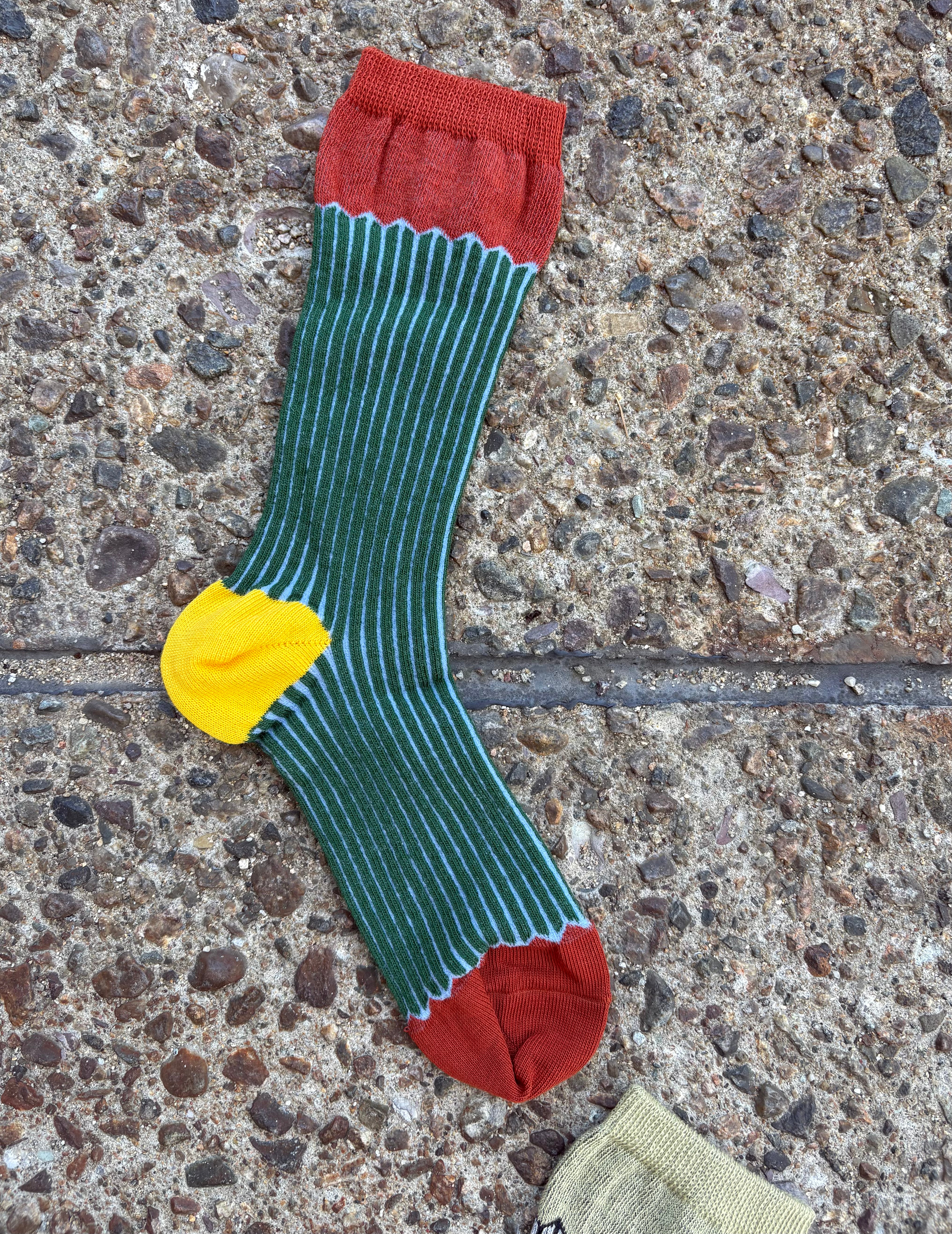 Exquisite J: Rib Crew Socks