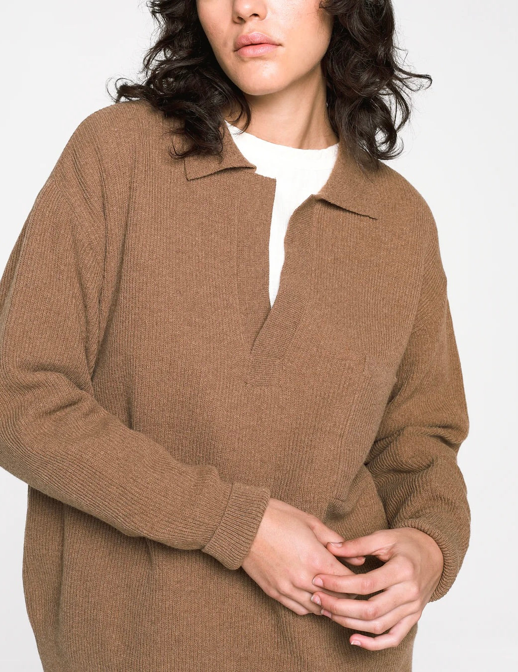 Girls of Dust: Rugby Sweater: Camel