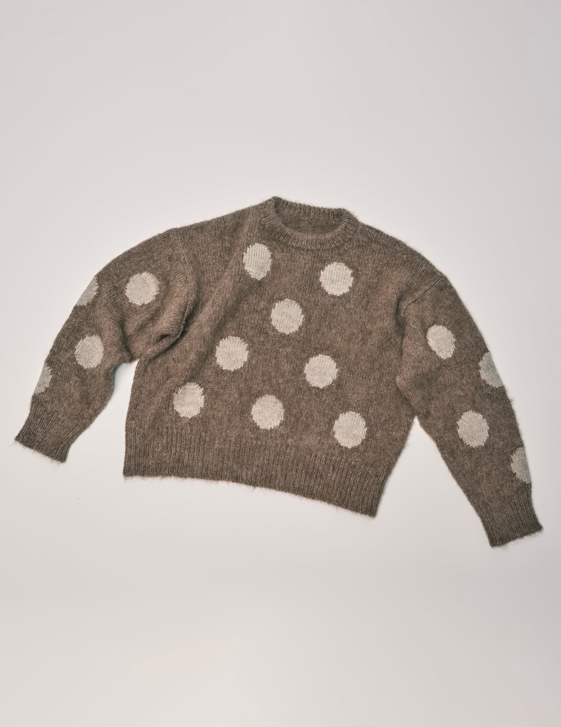 Degen: Dot Sweater: Walnut