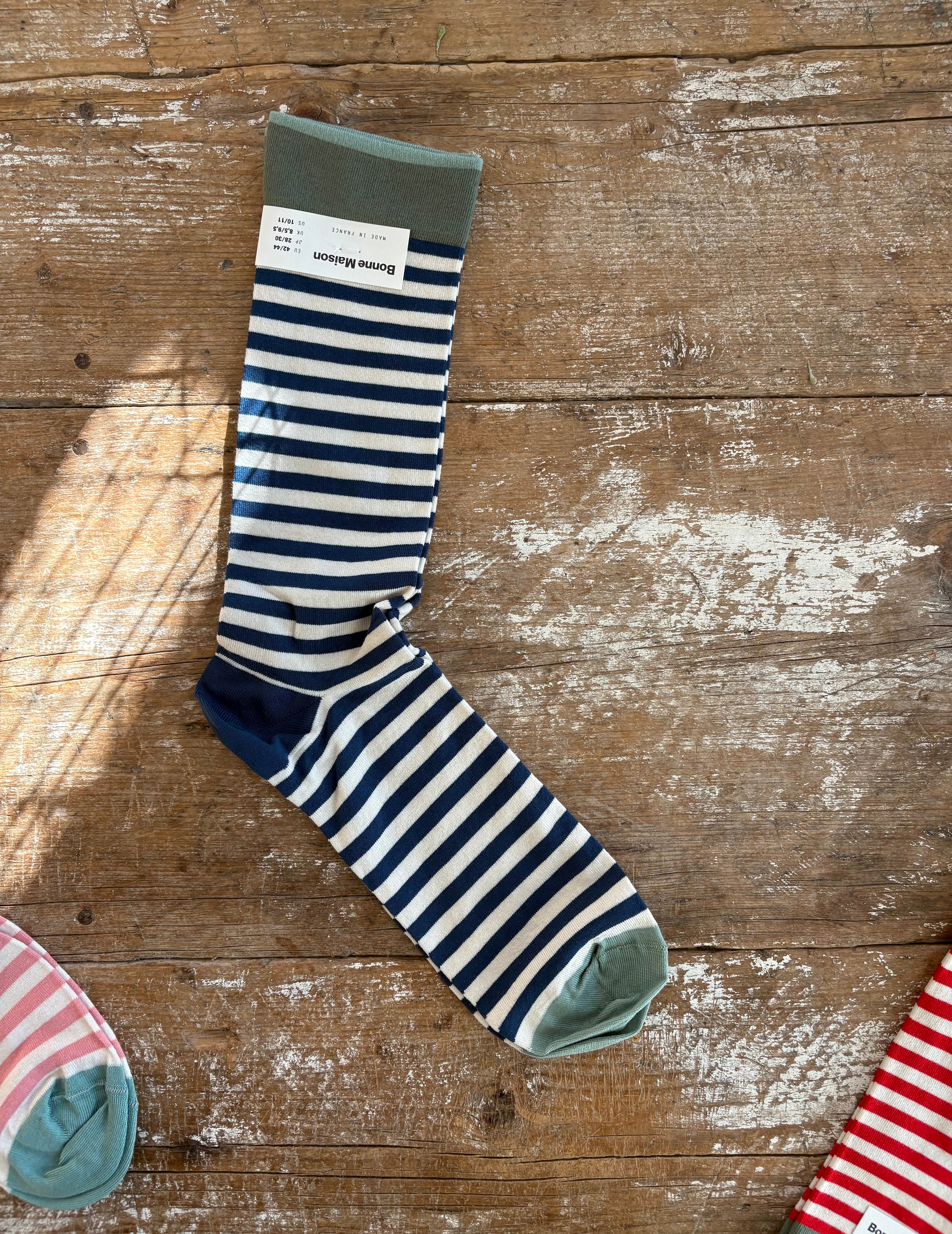 Bonne Maison Socks: Stripes: Unisex