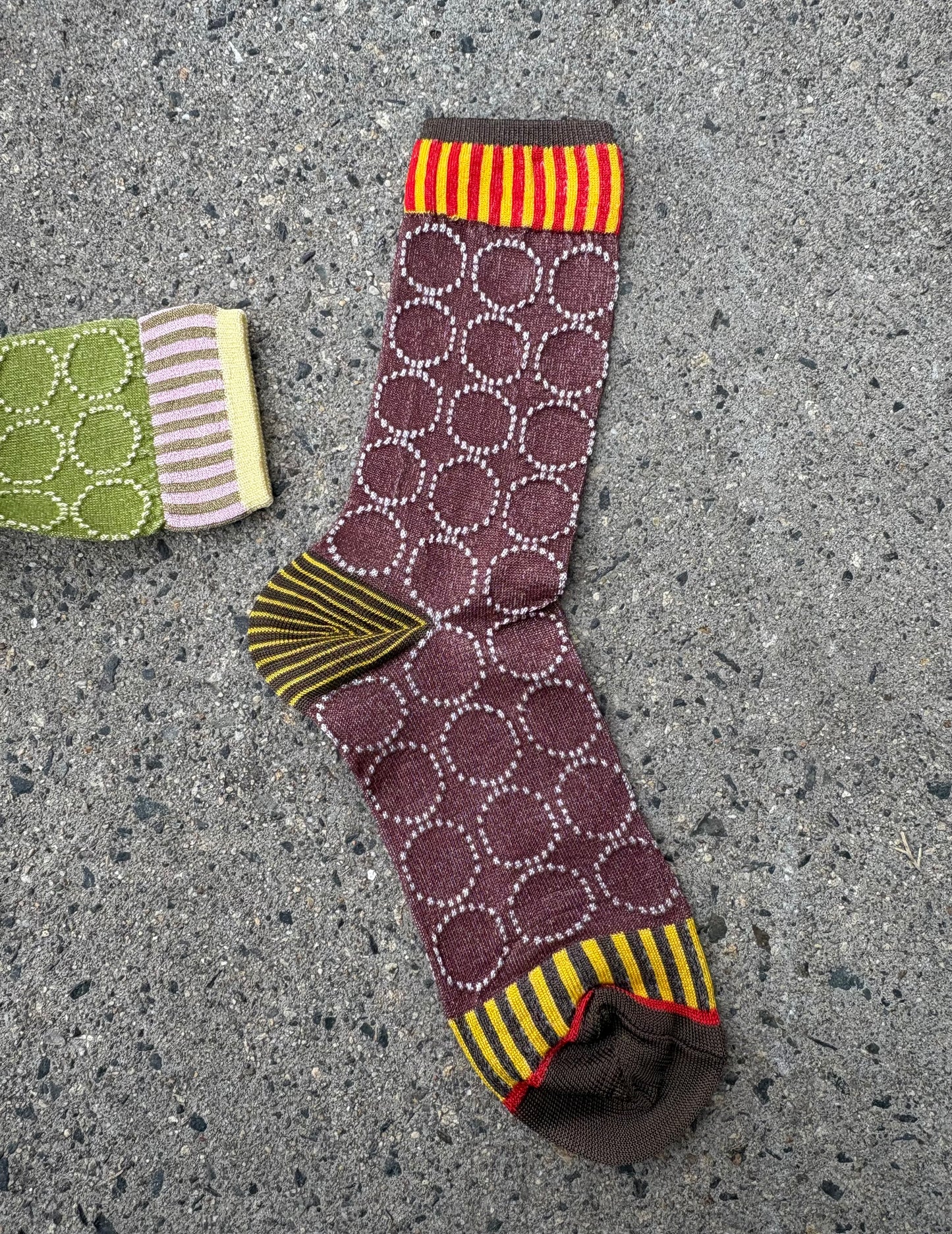 Exquisite J: Crew Socks: Rings