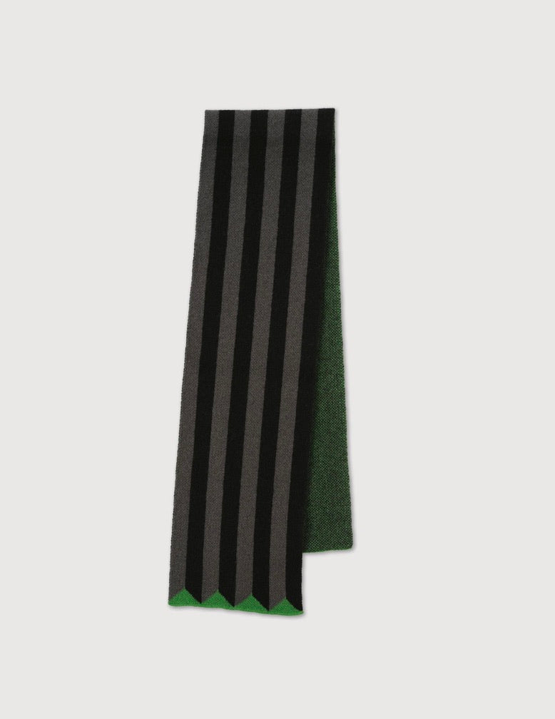 Small Vertical Stripe Scarf: 2 Color Options