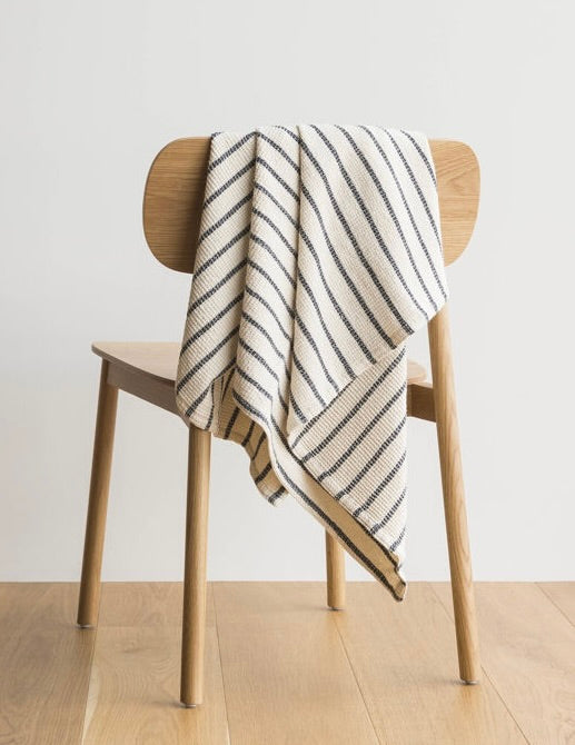 Stripe Waffle Bath Towel
