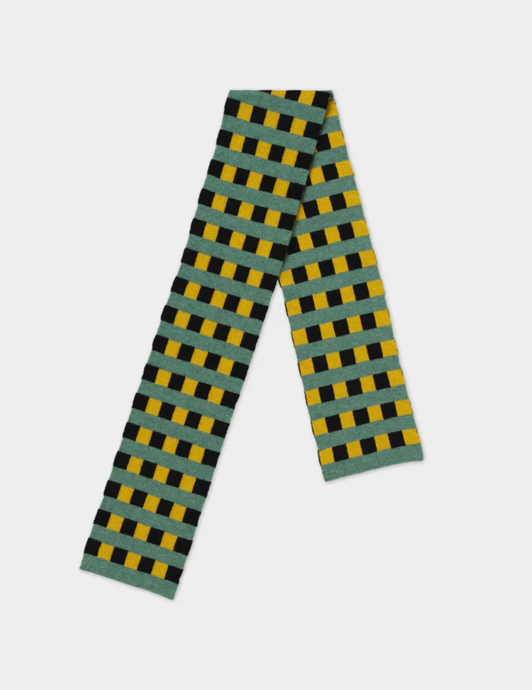 Small Check Stripe Scarf: Assorted