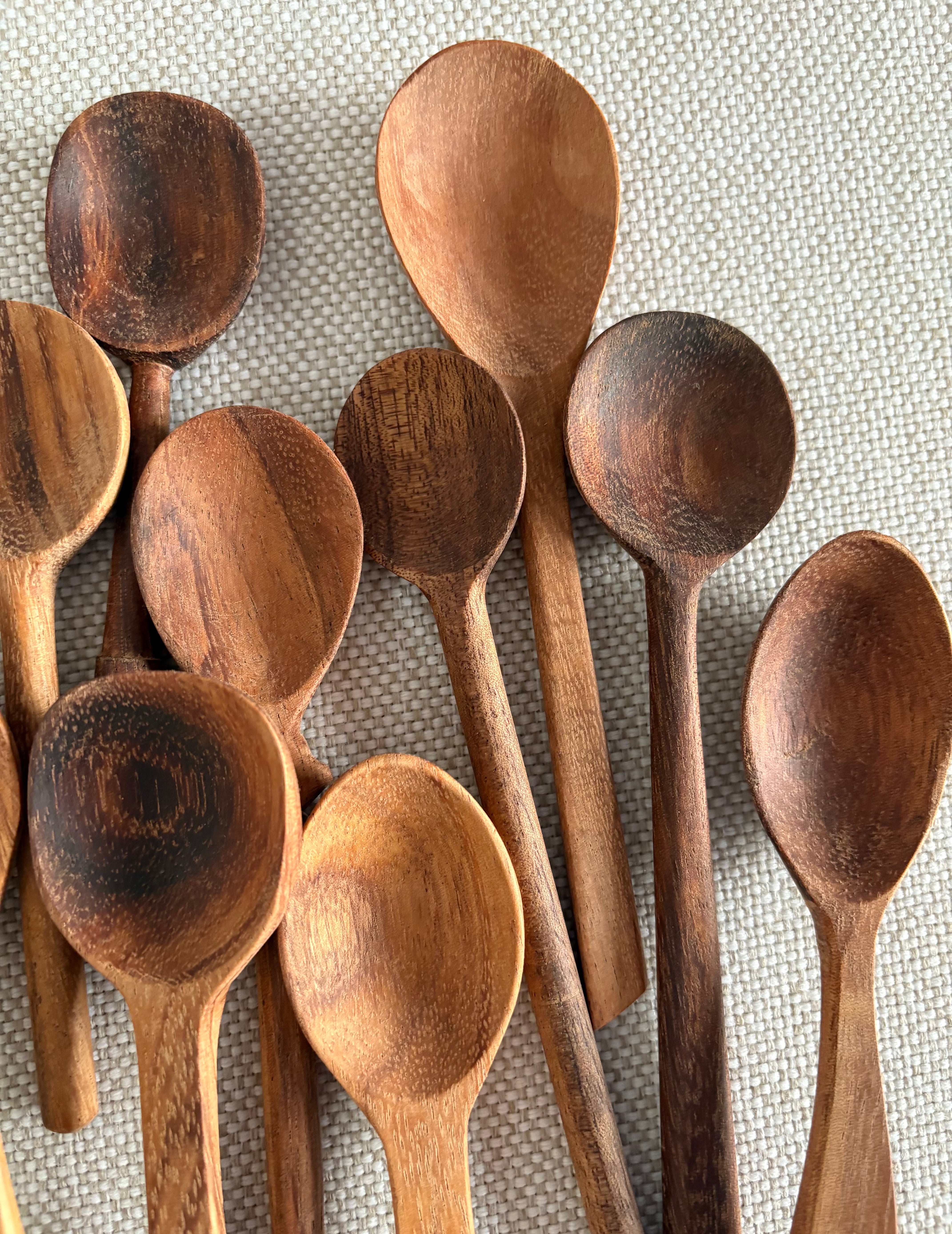 Black Siris Wooden Spoon: Assorted: Small