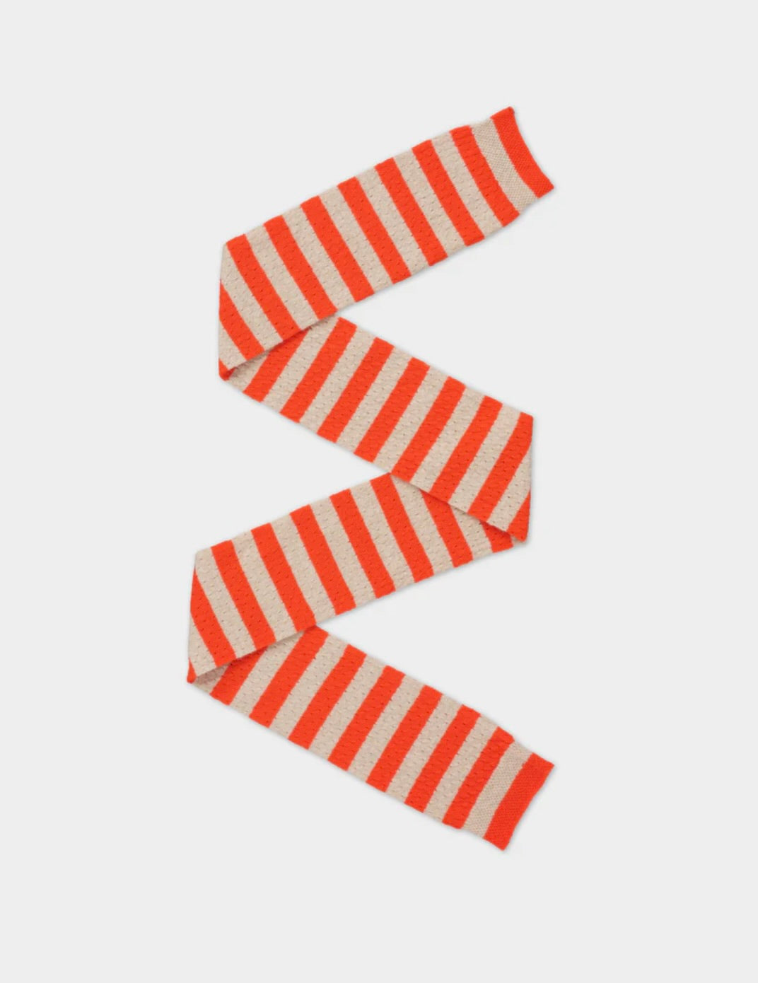 Small Pointelle Stripe Scarf: Assorted