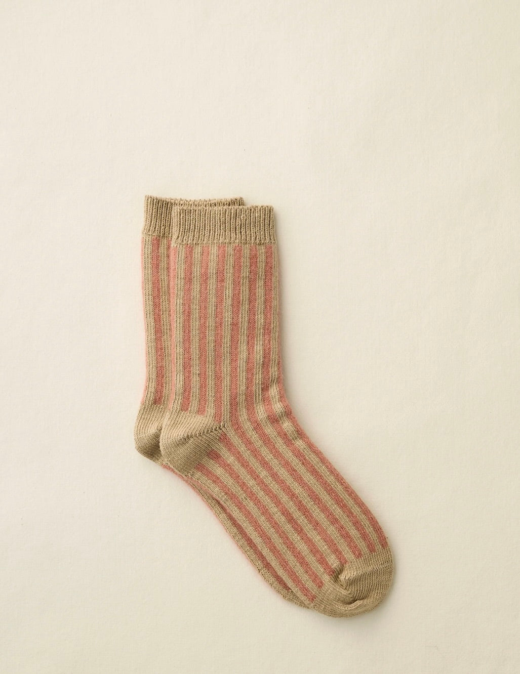 Cotton/Mohair Stripe Socks