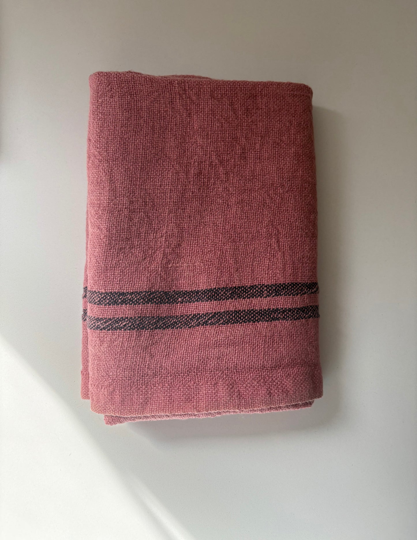 Charvet Linen Torchon: Camelia