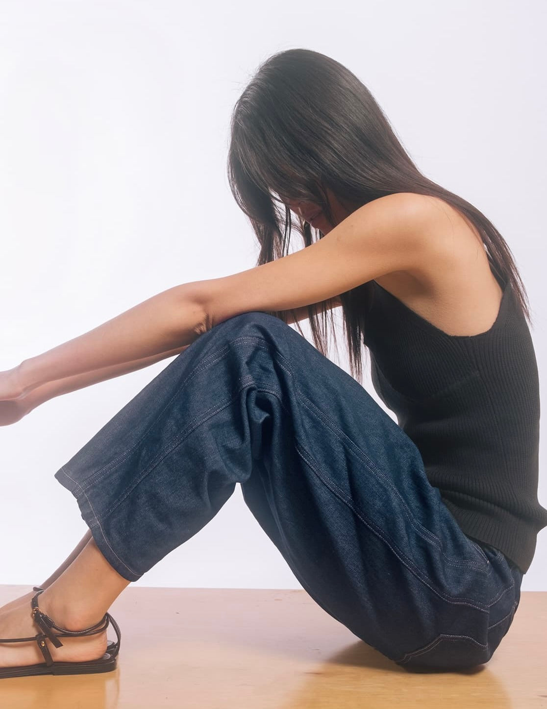 Micaela Greg: Panel Jean: Dark Indigo