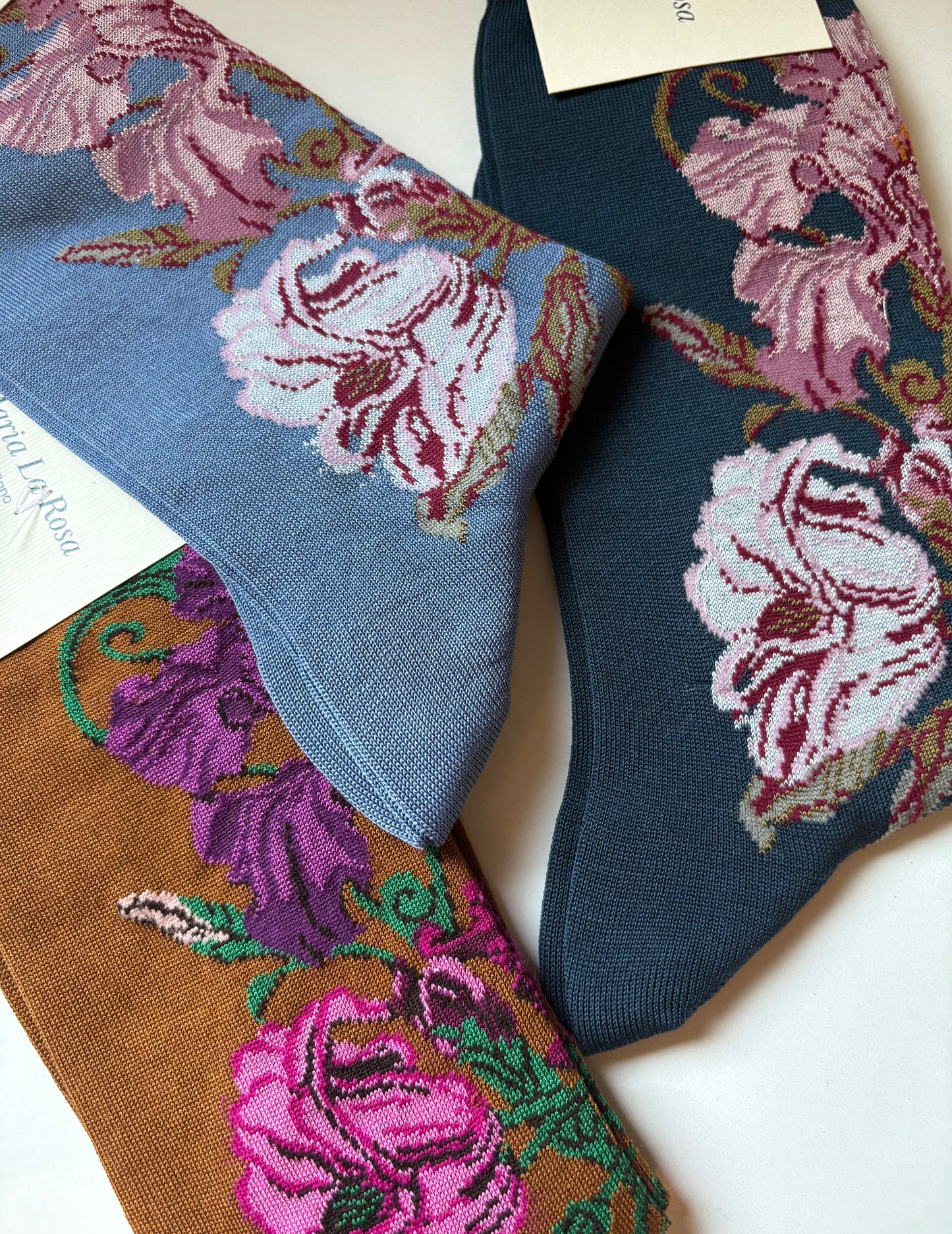 Maria La Rosa Socks: Flower