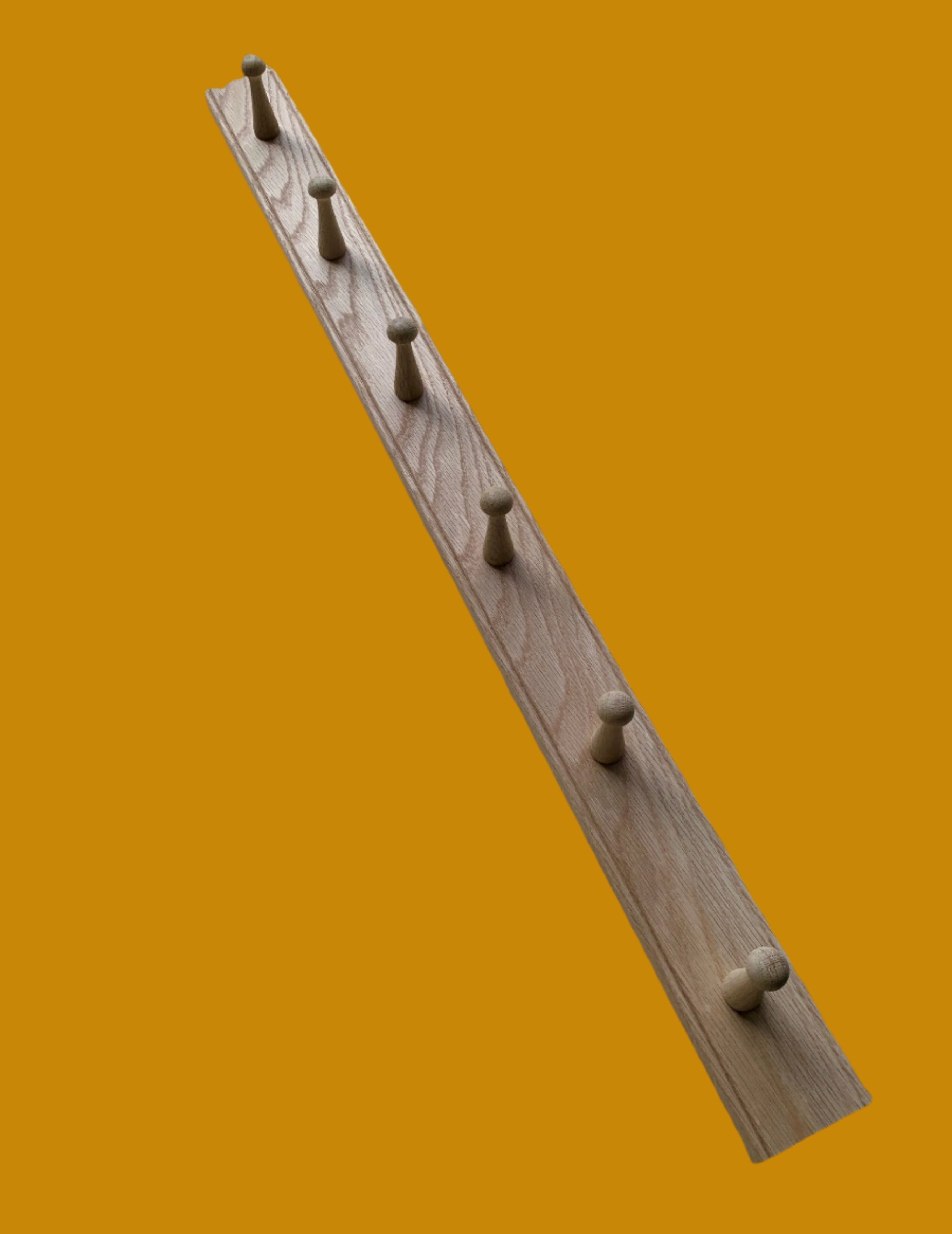 Oak Peg Rail