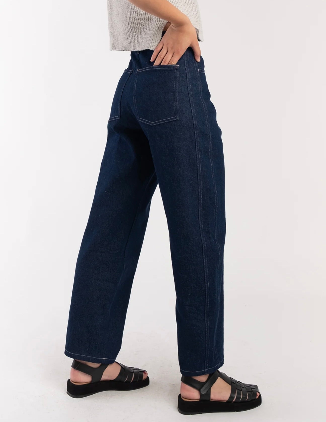 Micaela Greg: Panel Jean: Dark Indigo