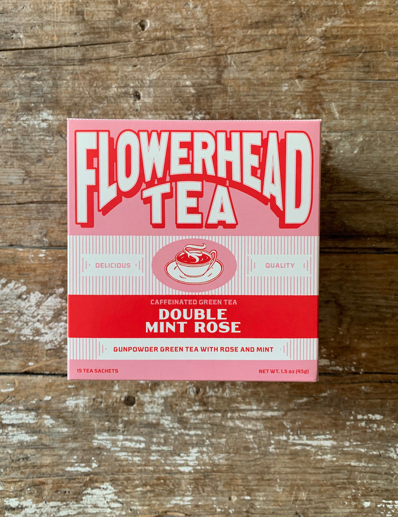 Flowerhead Tea: Double Mint Rose: Boxed Sachets