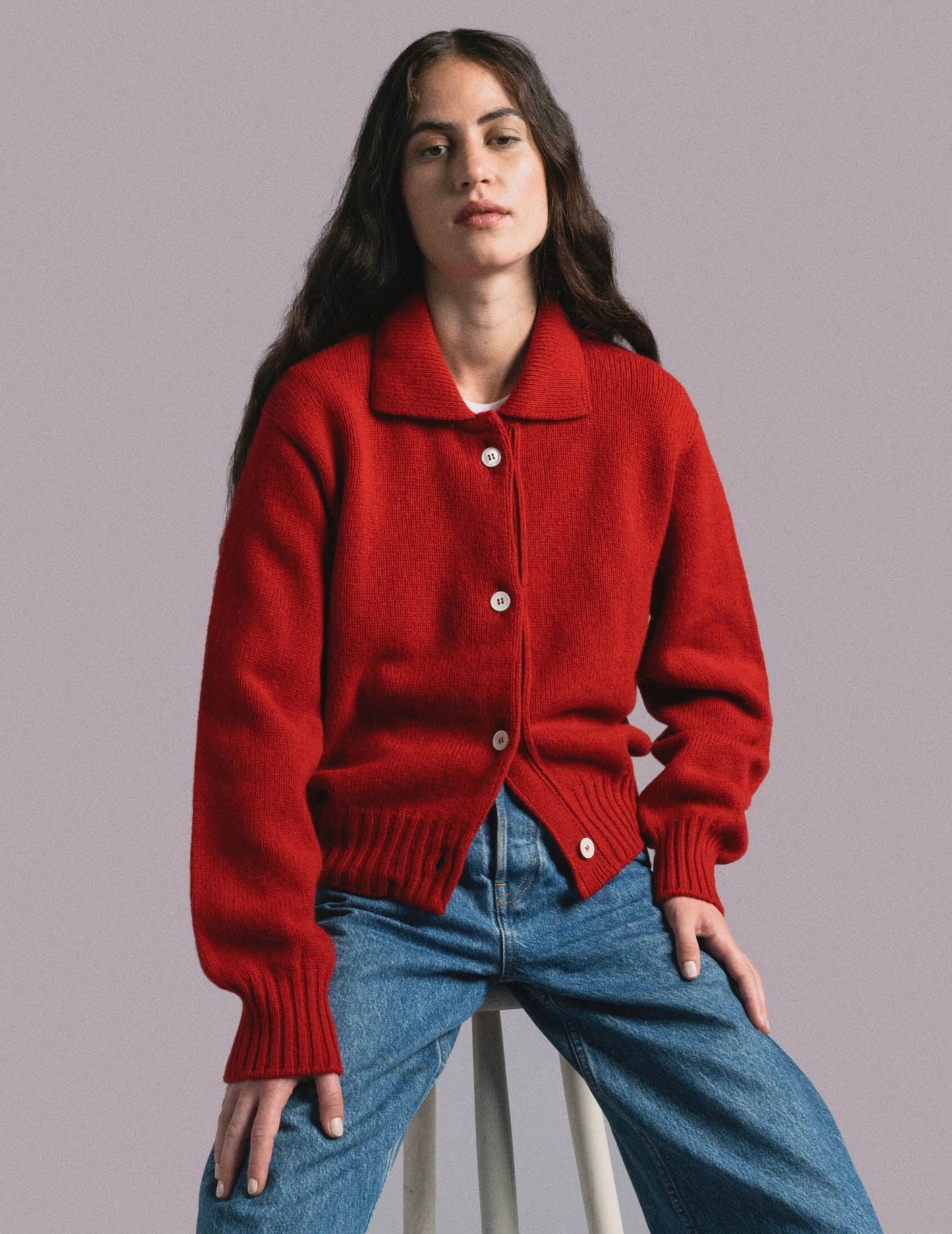 Melodies of Love Cardigan: Red Fire