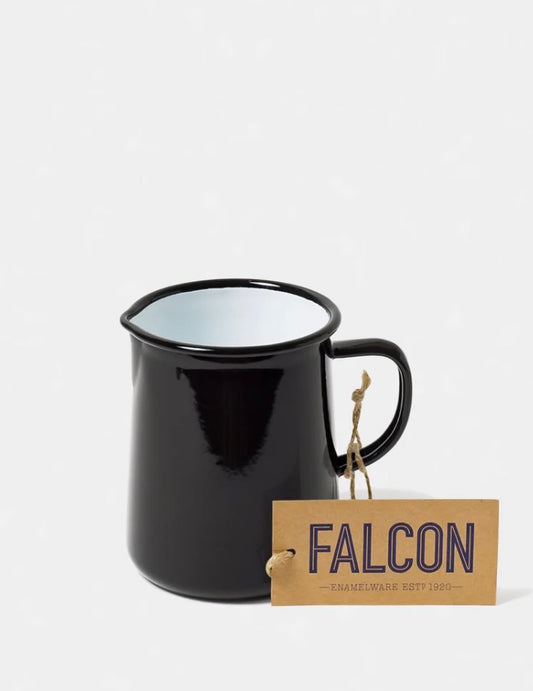 Falcon Enamelware 1 Pint Jug: Coal Black