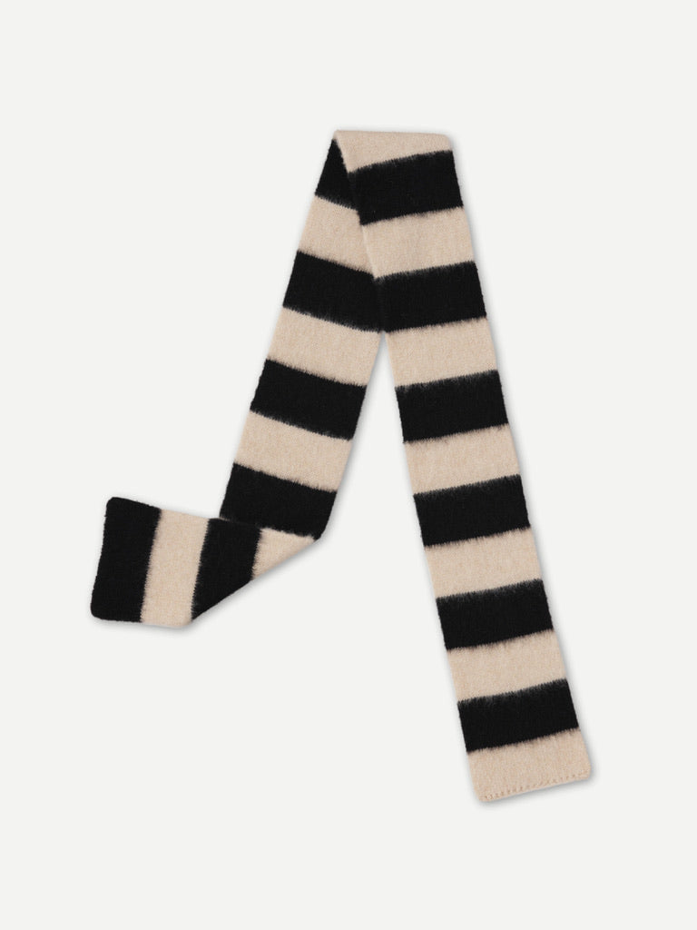 Jo Gordon Small Brushed Stripe Scarf: Assorted