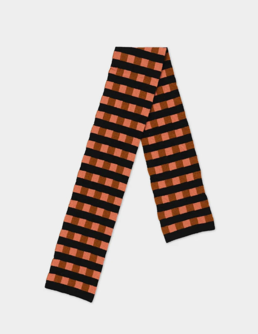 Small Check Stripe Scarf: Assorted
