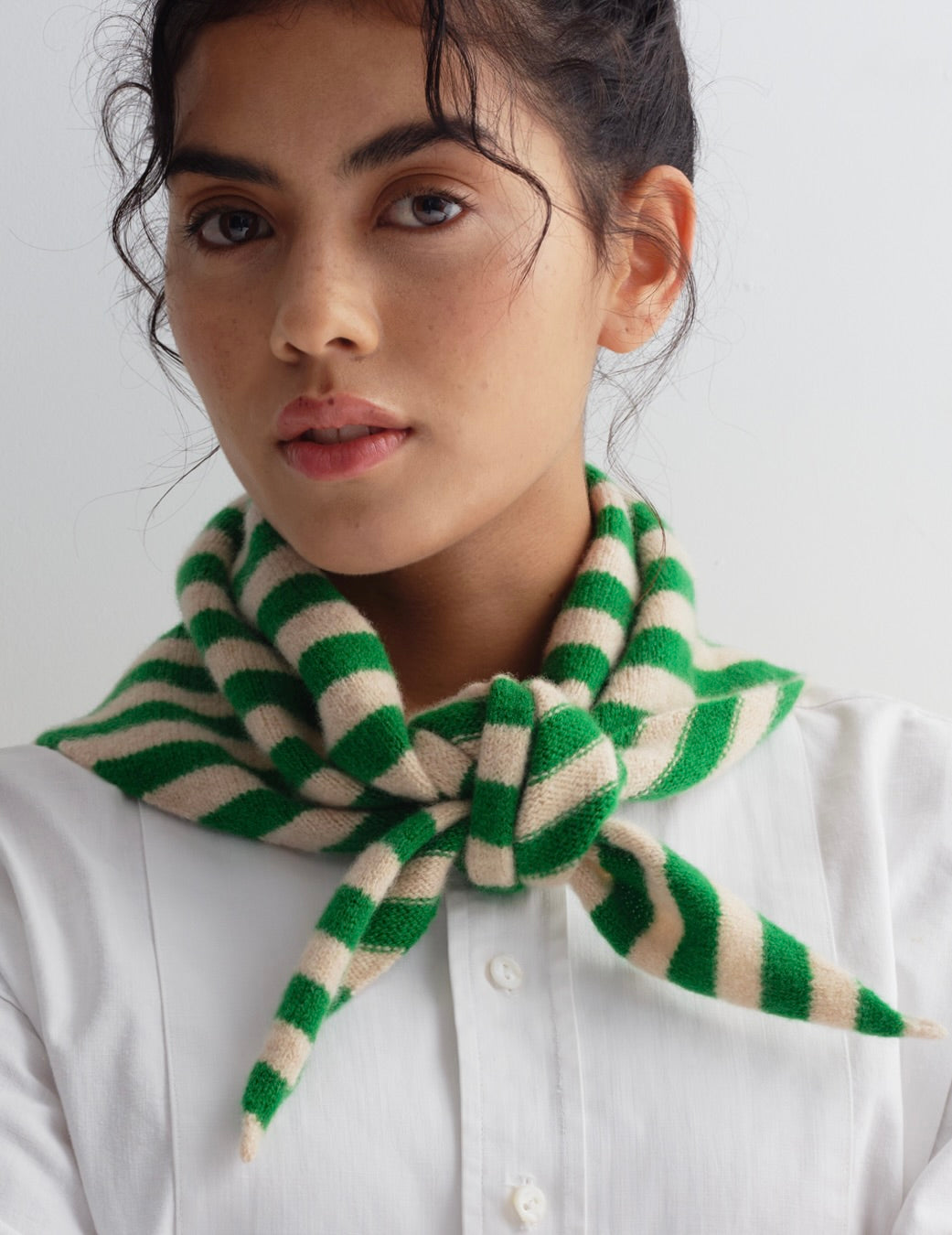 Triangle Scarf: Striped: Assorted