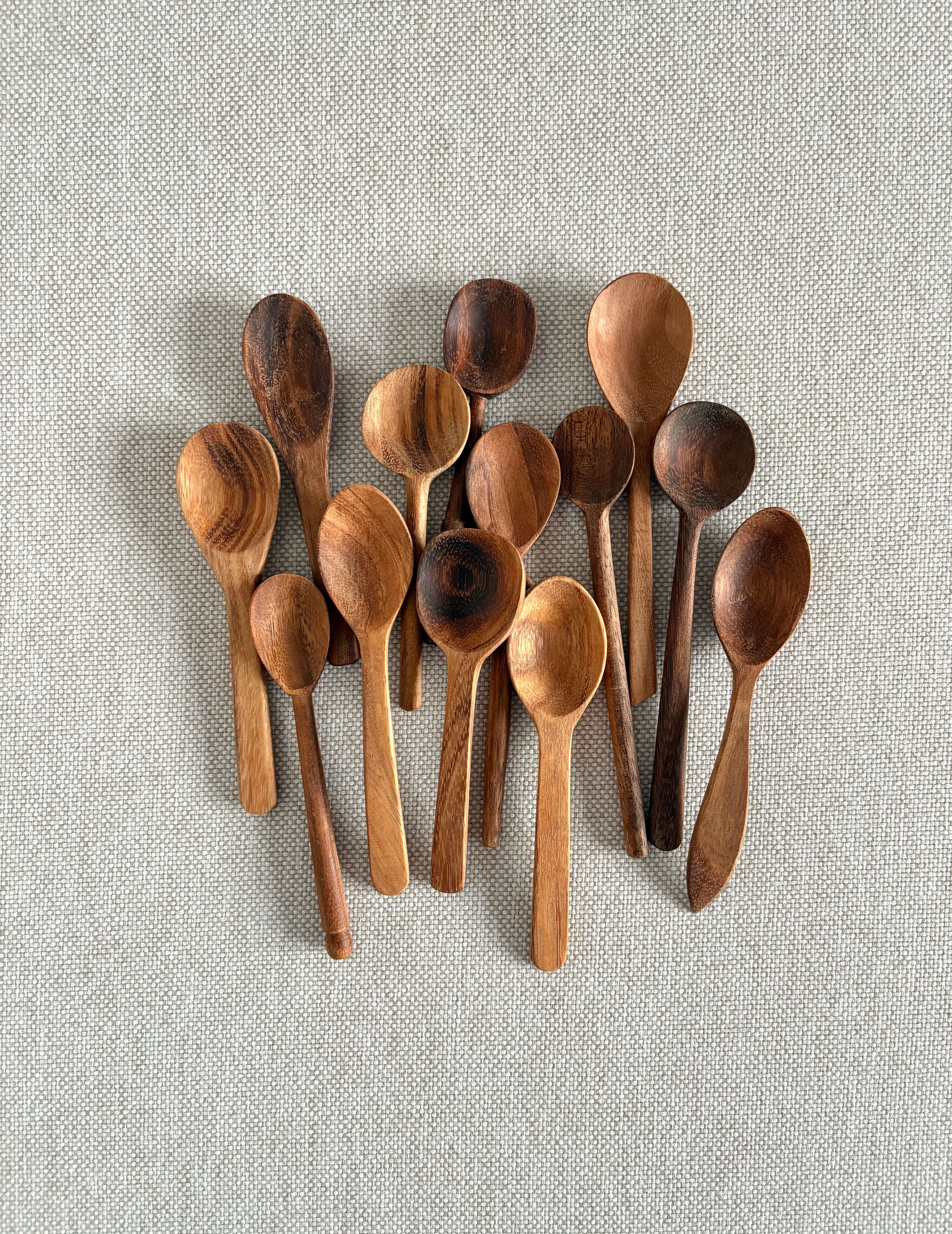 Black Siris Wooden Spoon: Assorted: Small