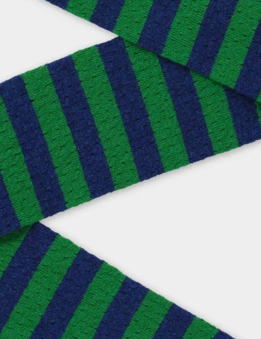 Small Pointelle Stripe Scarf: Assorted