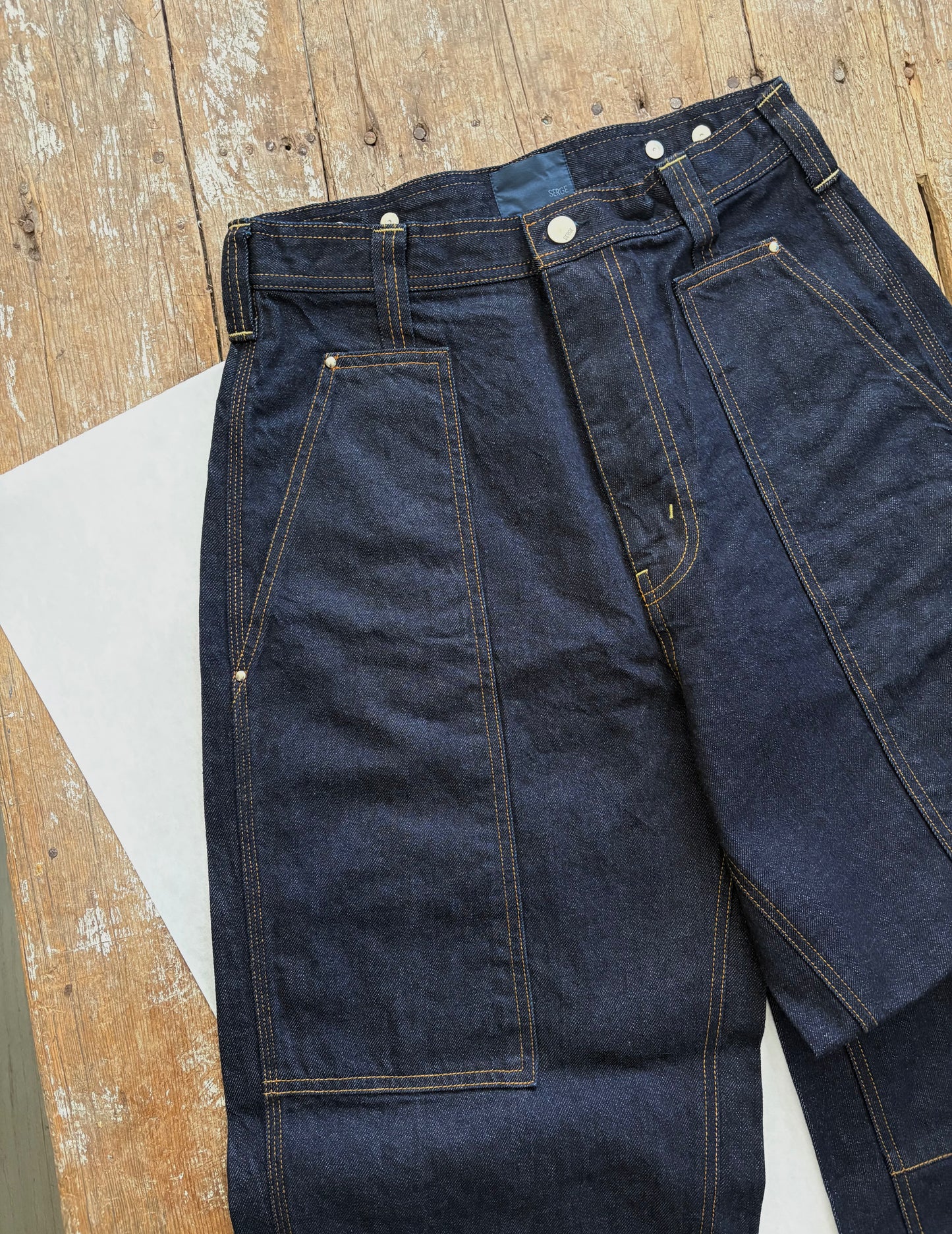 SERGE: Painter Pants: Dry Blue