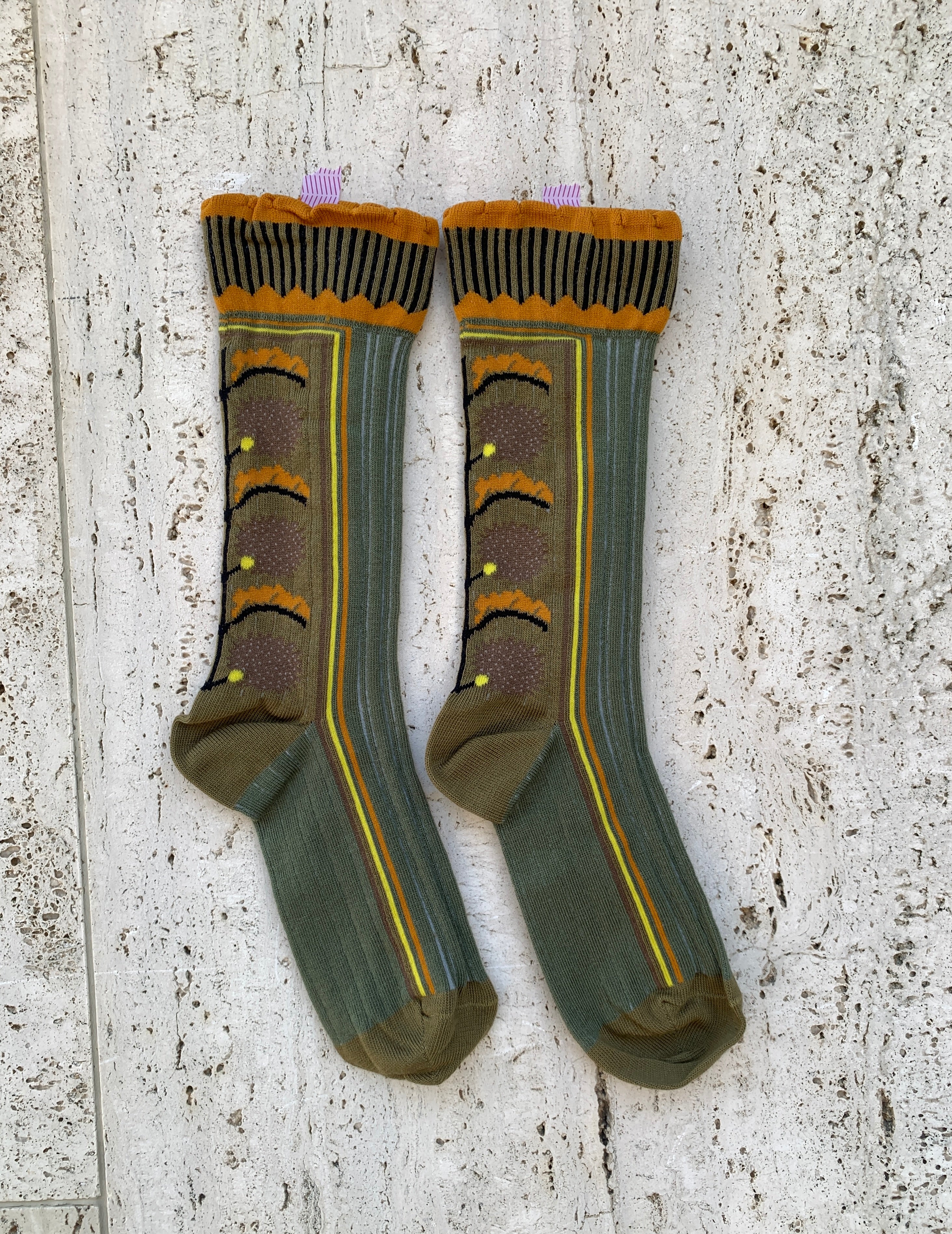 Exquisite J Socks: Deco Botanical