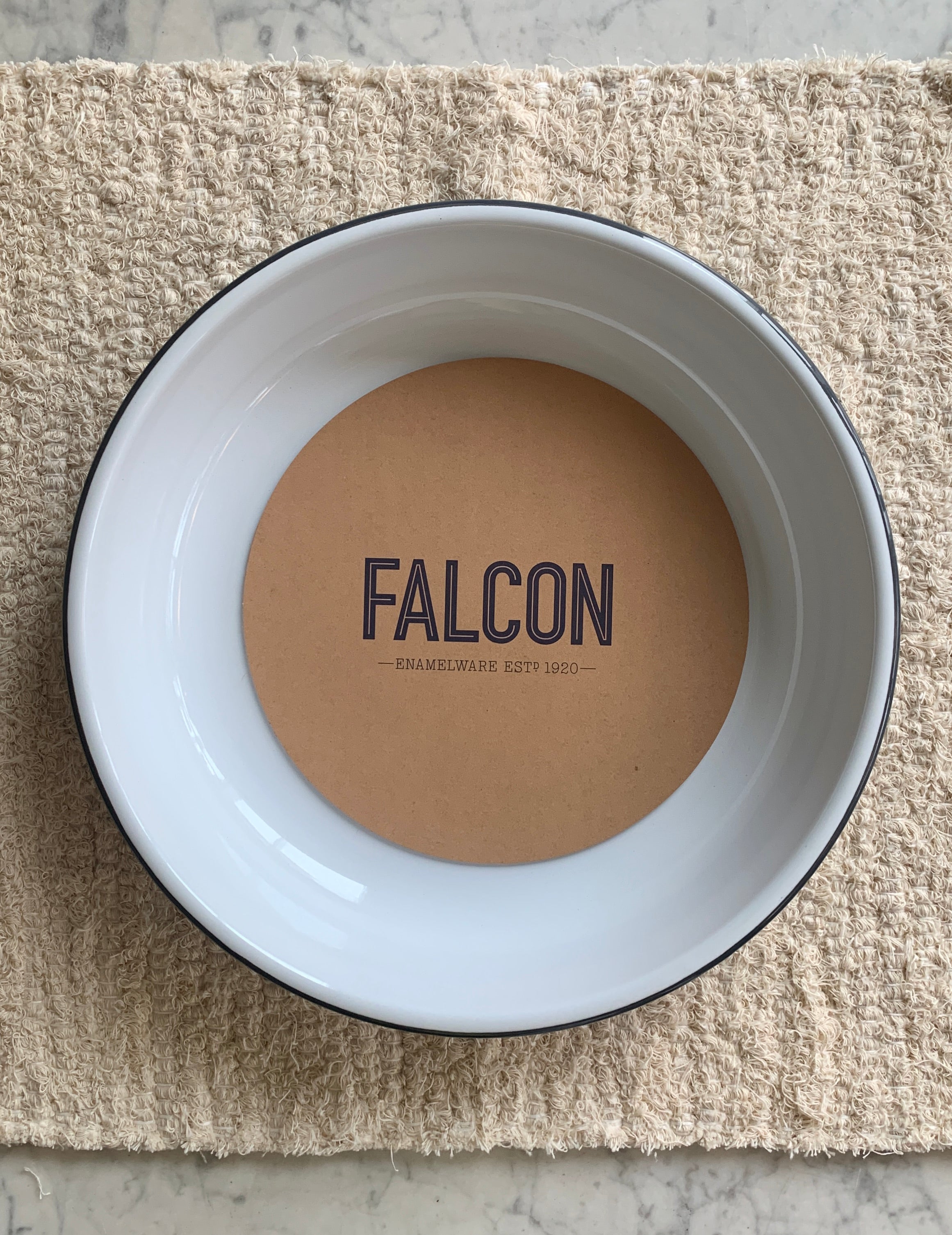 Falcon Enamelware: Large Serving Dish: Pigeon Grey