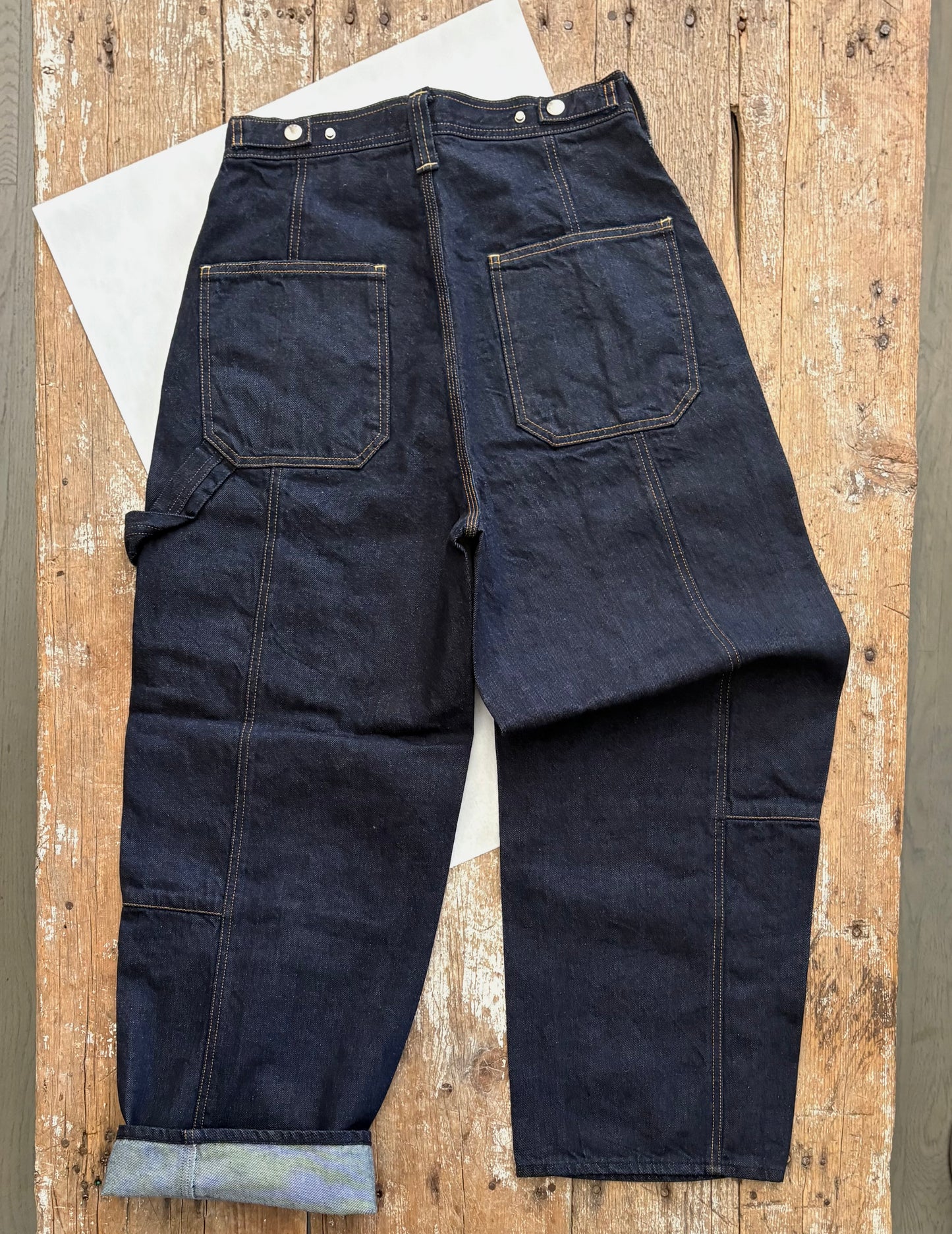 SERGE: Painter Pants: Dry Blue