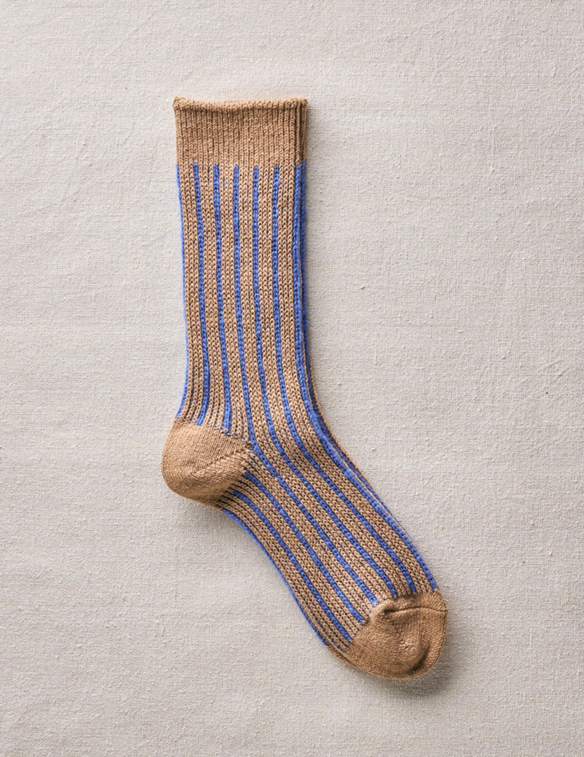 Cotton/Mohair Stripe Socks