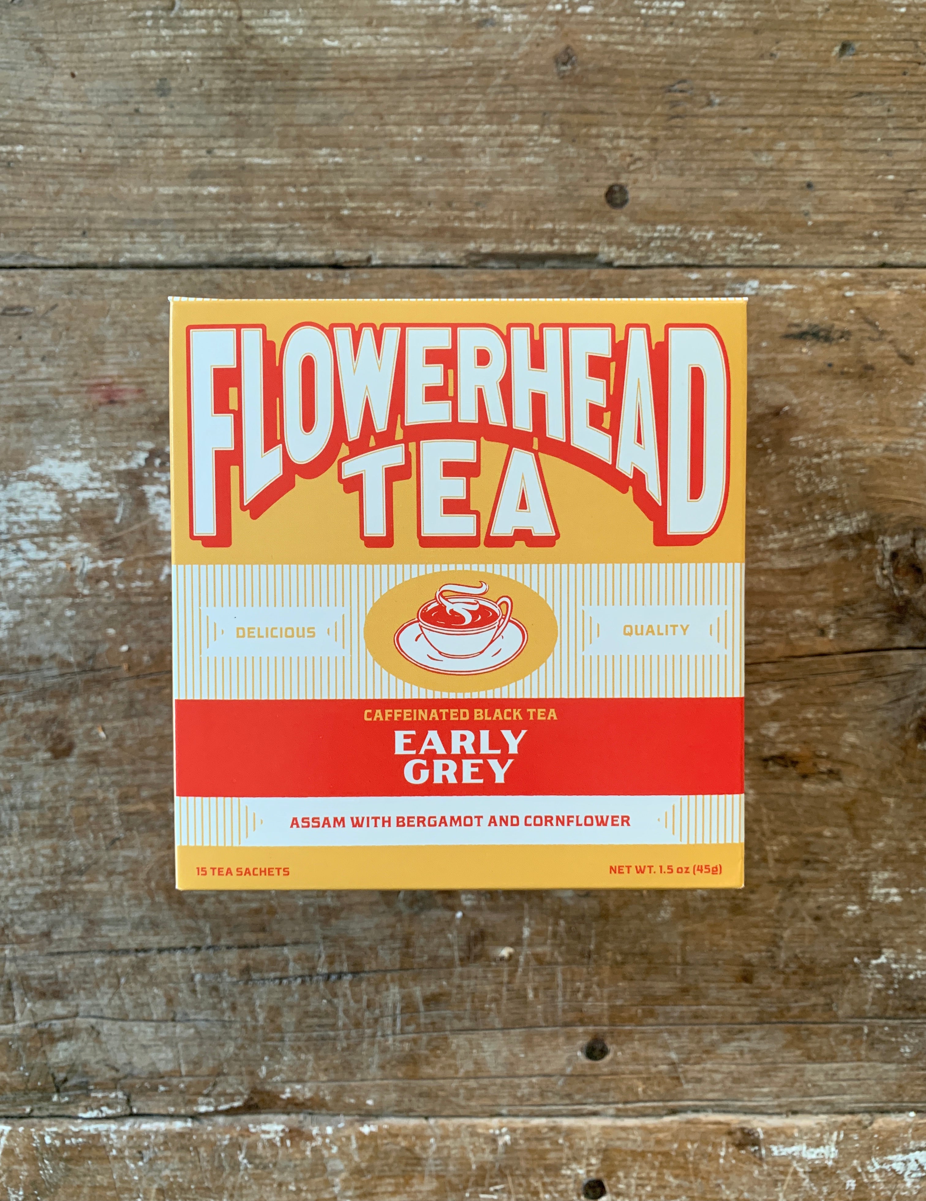 Flowerhead Tea: Early Grey: Boxed Sachets